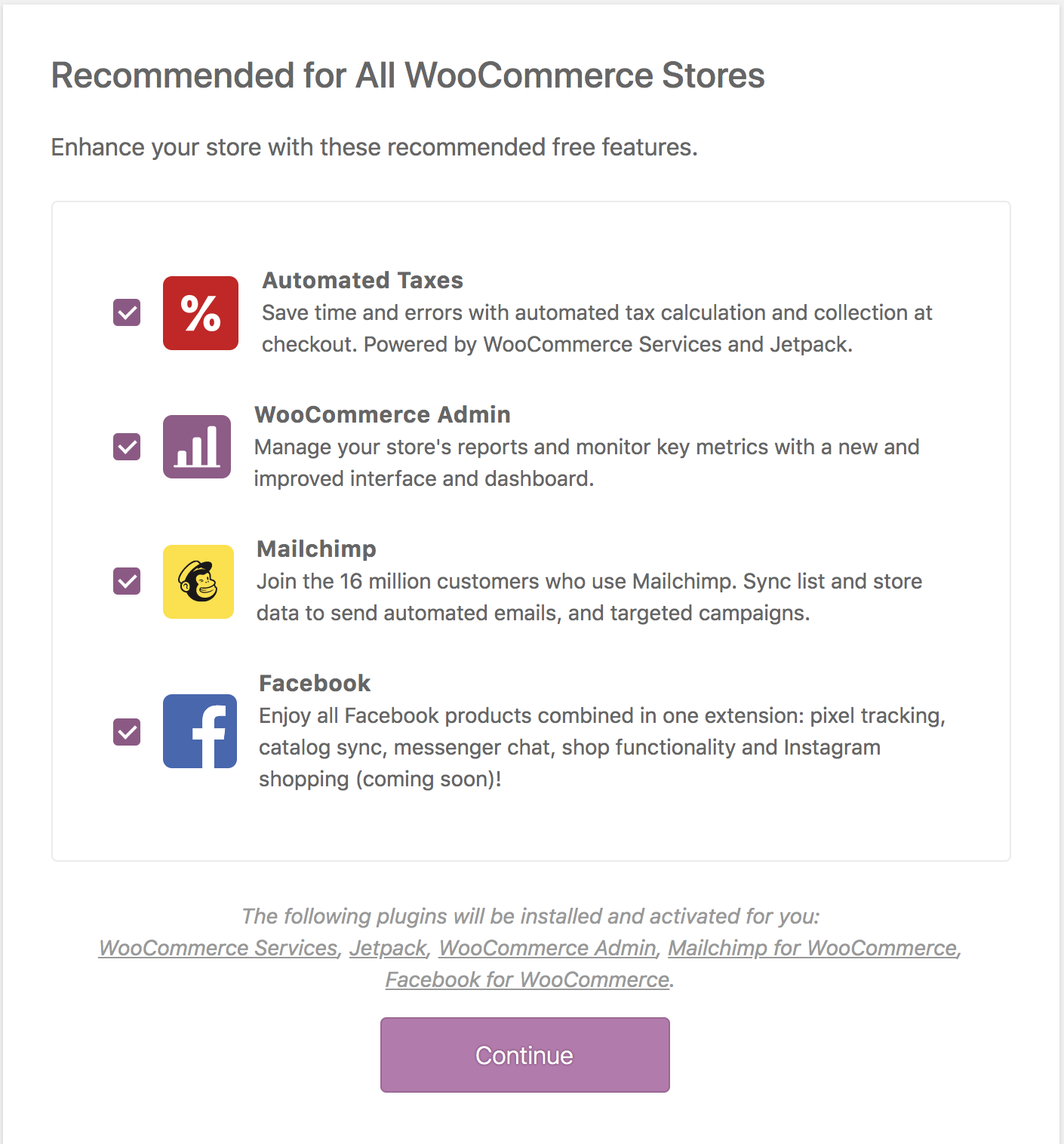 Recommendations from WooCommerce.| Purely Write